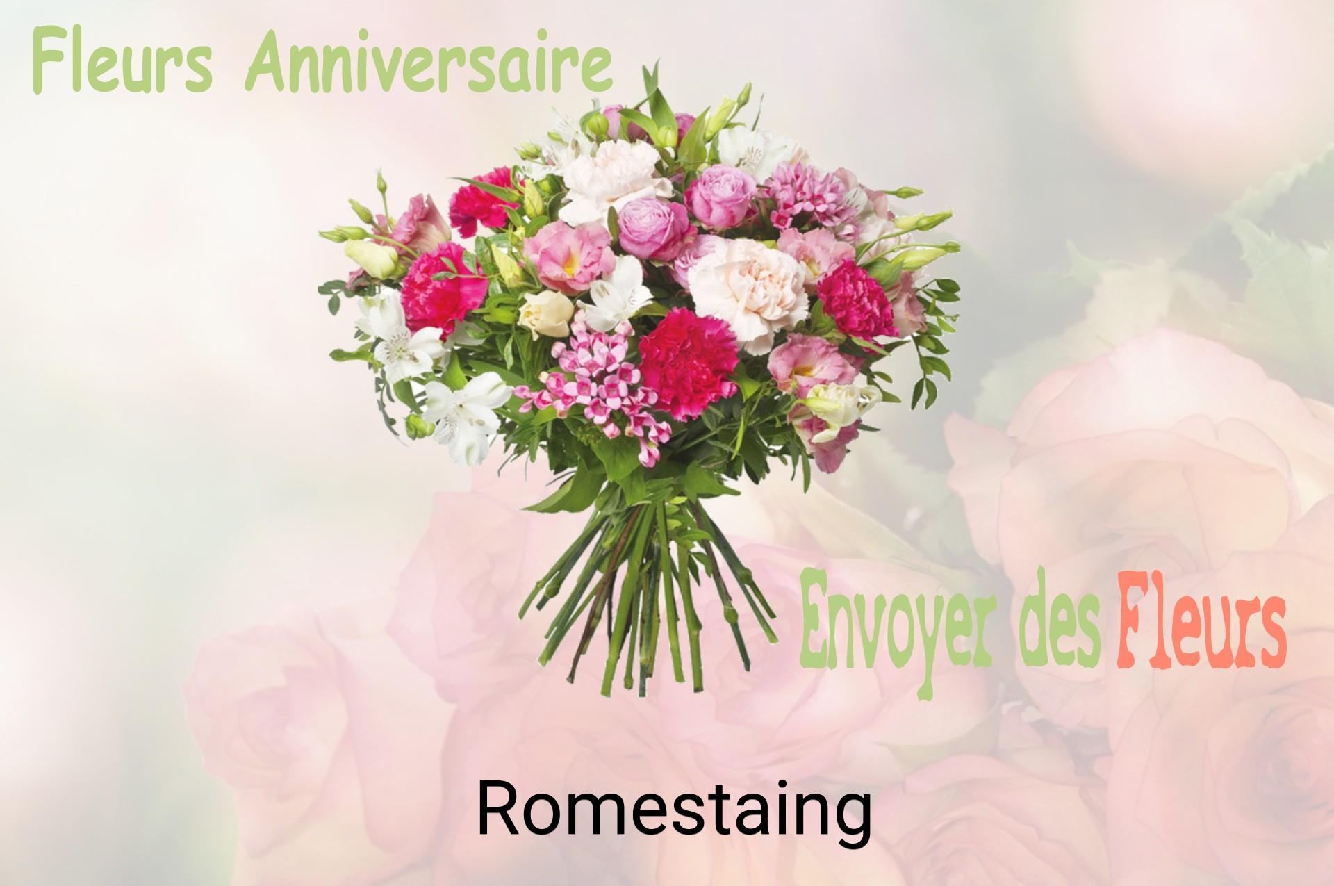 Bouquet de fleurs d’anniversaire livré à Romestaing